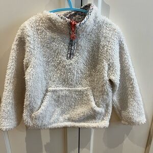 Cozy White Kids Fleece 3-4t